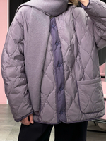 Бомбер Лоран сиреневый