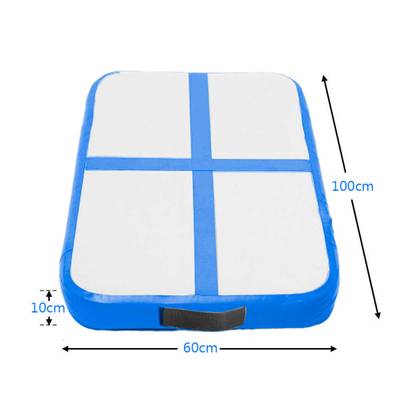 Надувной акробатический мат «Компакт S» для тренировок 1×0,6×0,1 м