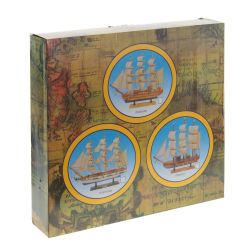 GAEM Изделие декоративное "Корабль", L48 W9 H44 см