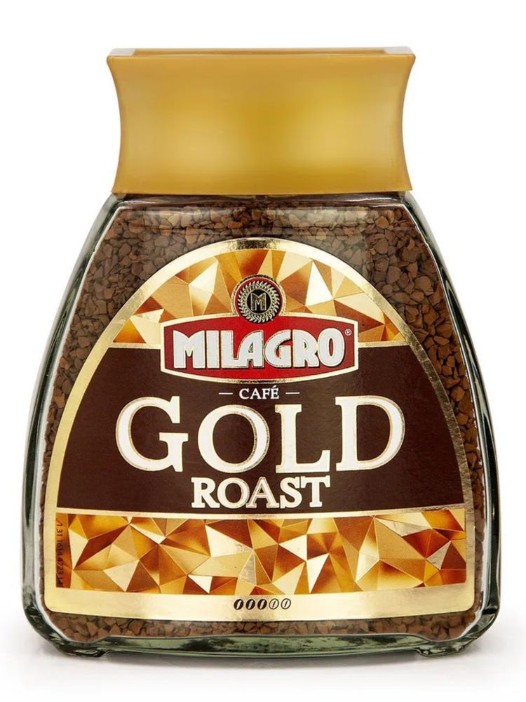 Кофе растворимый Milagro Gold Roast 190 г x 2 шт