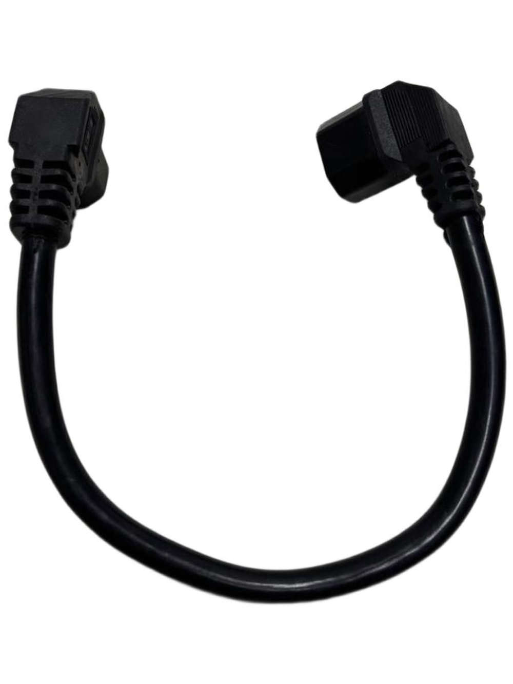 Провод кабель удлинитель 30 см С13 папа-мама для электровелосипеда