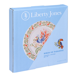 Набор тарелок love birds из коллекции birds of paradise в подарочной упаковке, D21 см, 2 шт.