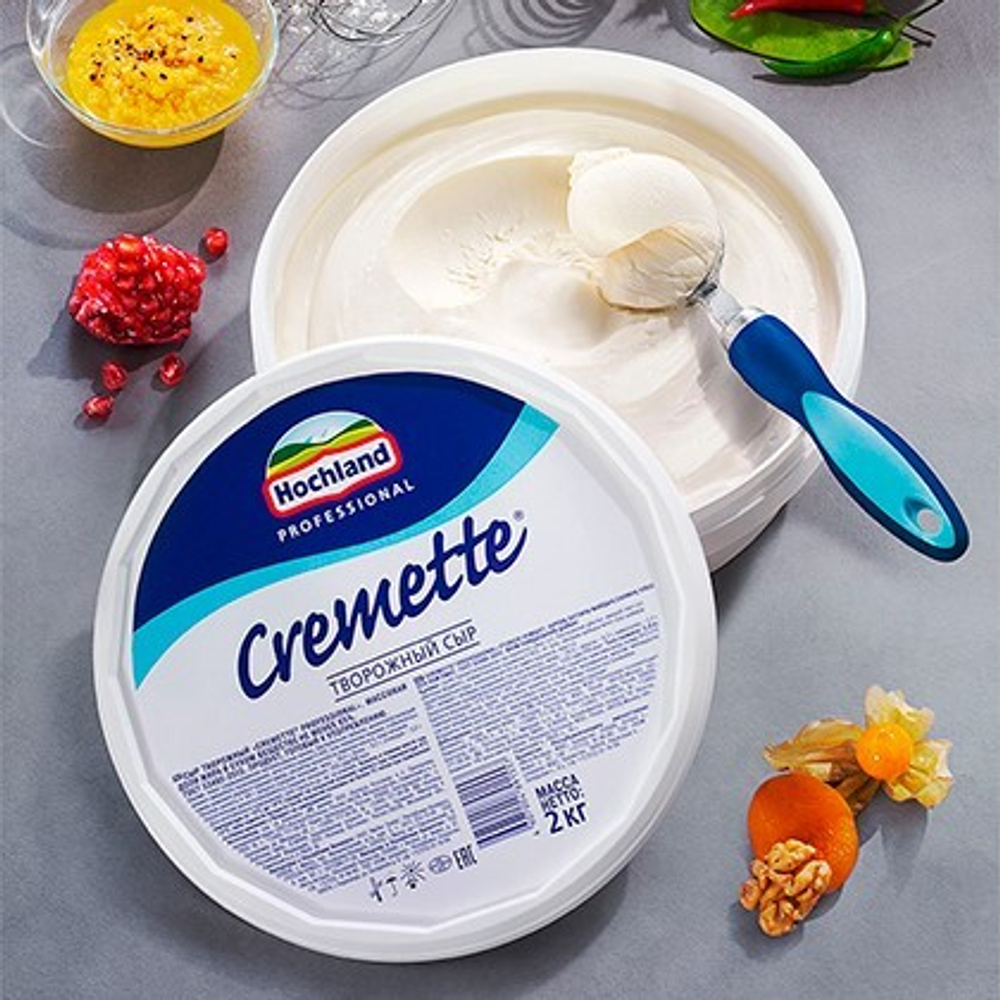 Сыр творожный HOCHLAND Cremette Professional 65%, 2кг