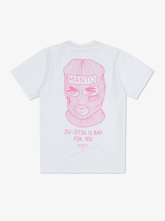 Футболкаx MANTO x KTOF BALACLAVA белая