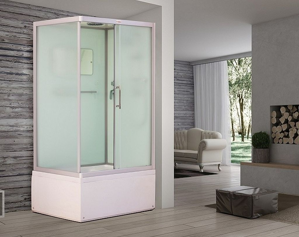 Душевая кабина Esbano (Эсбано) EST-129CKRB R, с высоким поддоном, 120x90x210