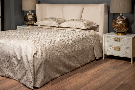 Покрывало 260x260 и 2 наволочки 50x70 Garda Decor Emotion бежевое