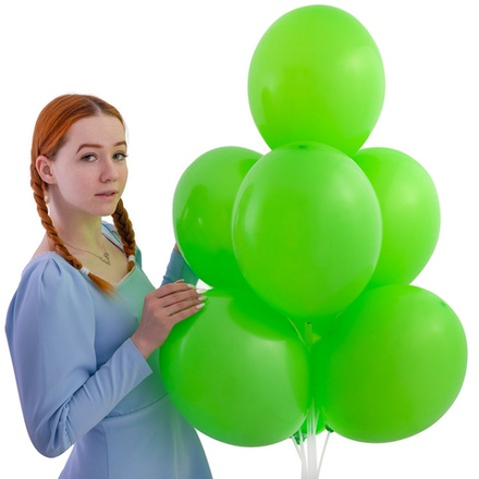 Зеленый воздушный шар, 36 см