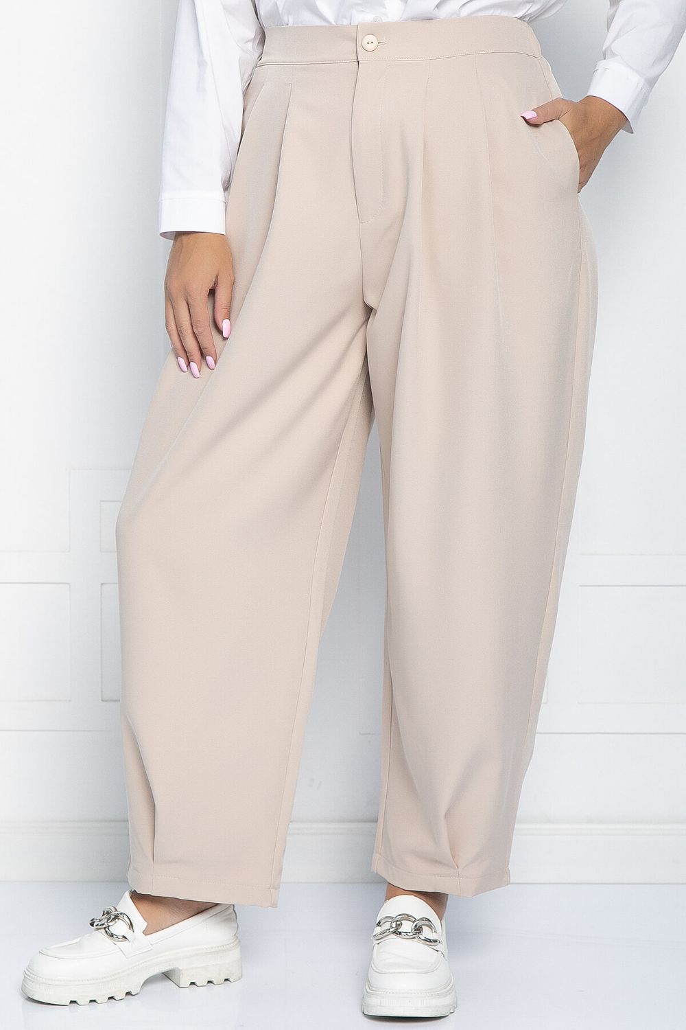 Брюки Свобода действий (бежевые) Б11145 LT Collection