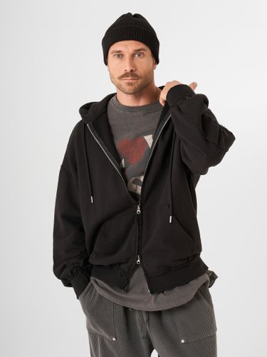 Черная хлопковая худи Votus на молнии