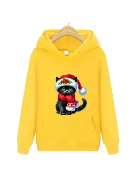 Термотрансфер "Чёрнй кот" 20х17, наклейка на одежду