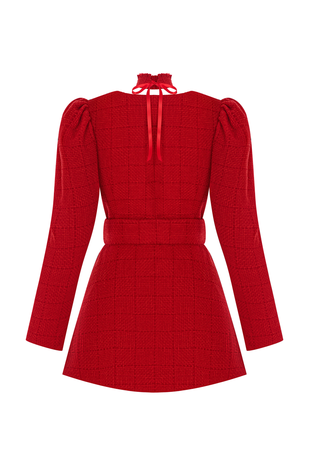 Платье из твида "Masterpiece" red