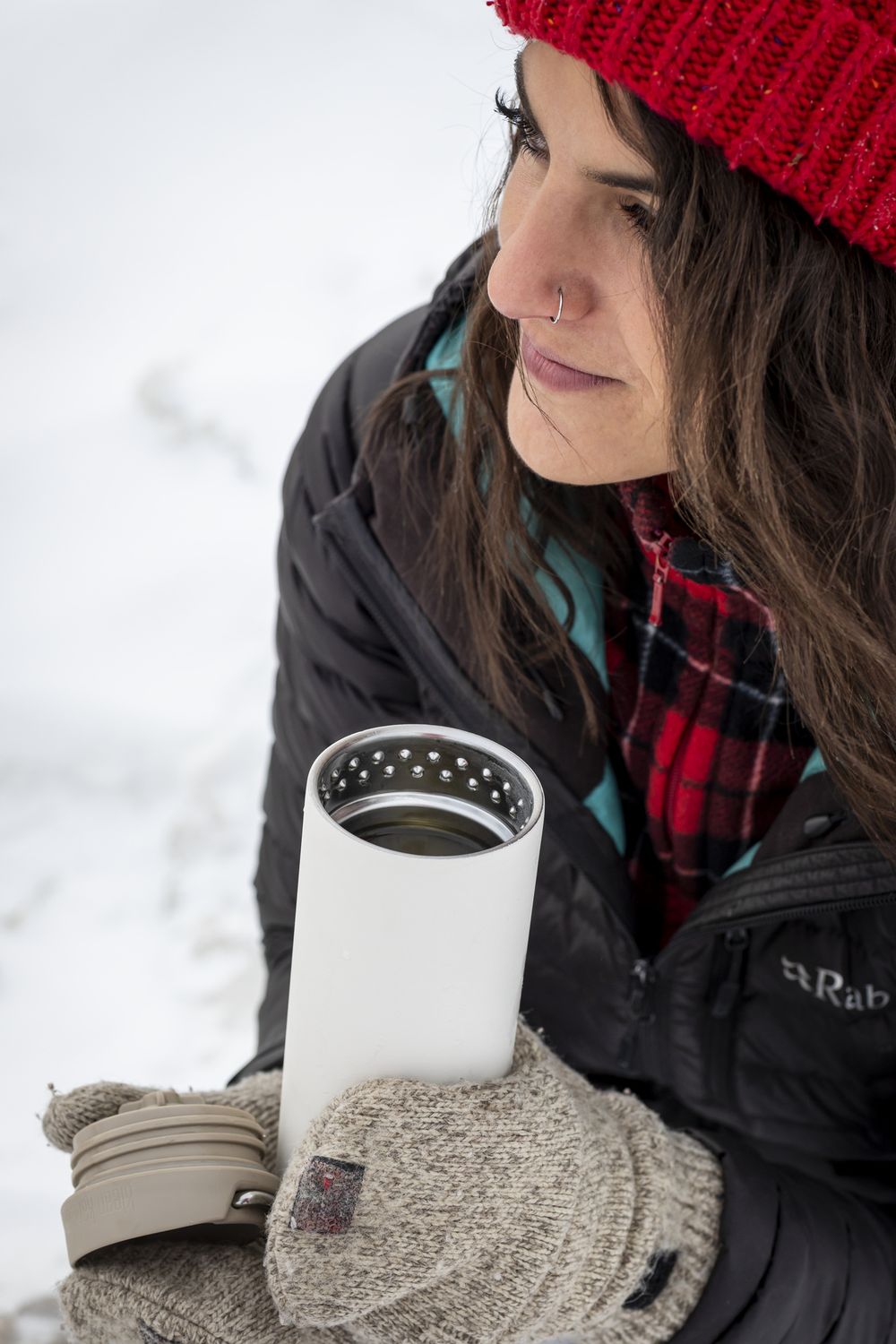 Термокружка Klean Kanteen TKWide Cafe Cap 12oz (355 мл) Tofu