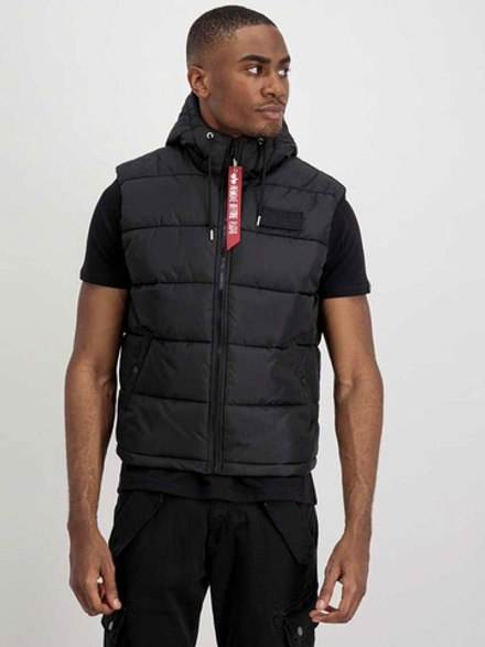 Жилет утепленный мужской ALPHA INDUSTRIES Hooded Puffer Vest FD