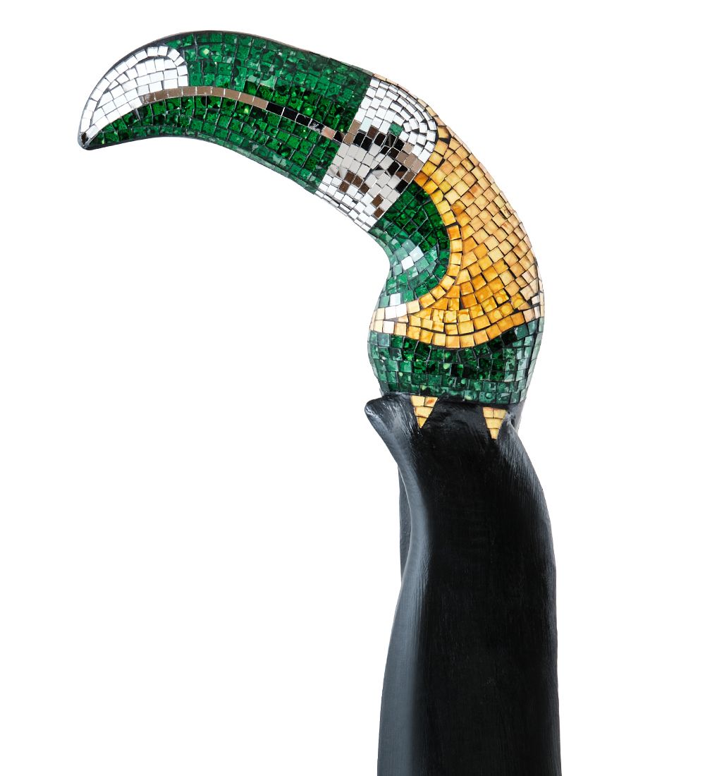 Decor and Gift 23-005-02 Статуэтка «Тукан» дерево+стекл.мозаика 80 см