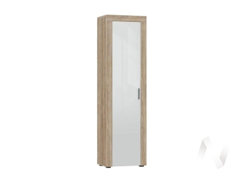 Пенал Гостиная Ангара (сонома/белый глянец холодный)