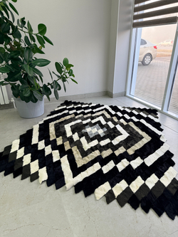 Покрывало меховое ковер из шкуры овчины