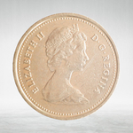 Canada, 25 Cents, 1985 – Elizabeth II (Second Portrait), VF