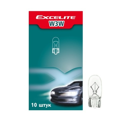 Лампа W3W 3W 12V W2,1x9,5d Excelite габарит
