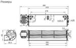 Вентилятор тангенциальный JQF25.60.300L