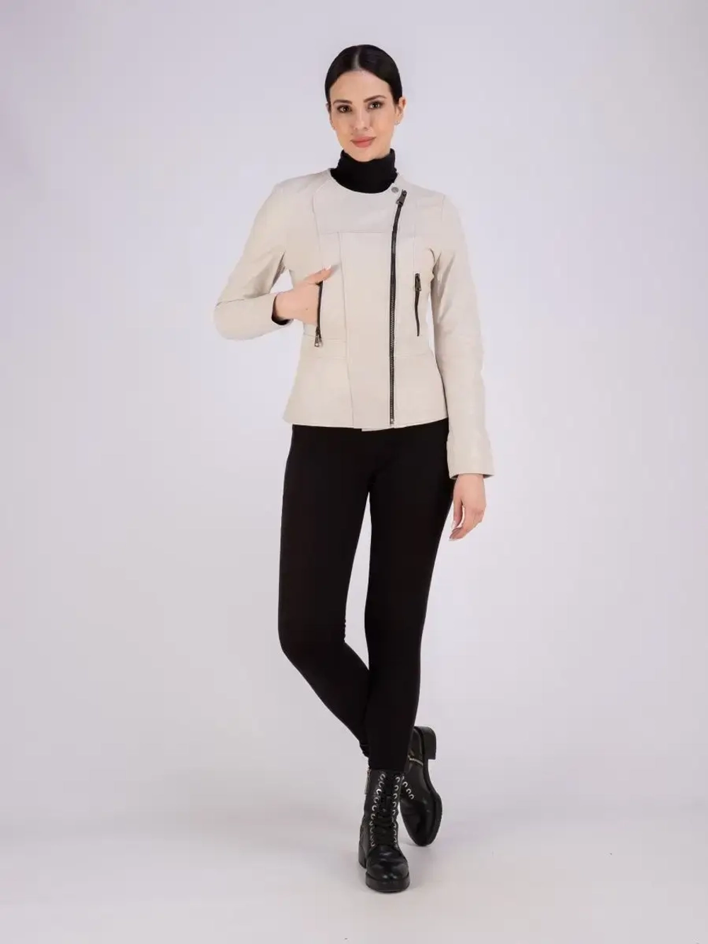 Куртка женская из натуральной кожи Турция