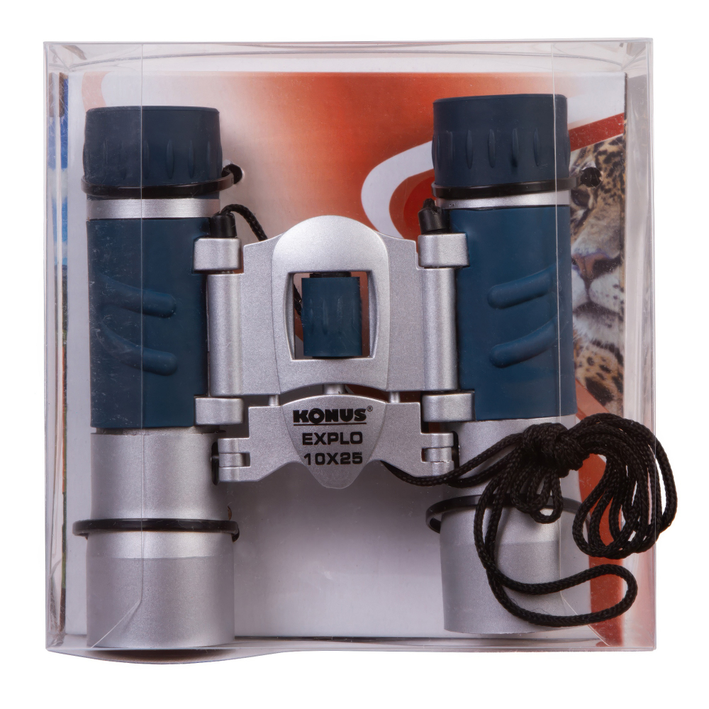 Бинокль Konus Explo 10x25— прорезиненный корпус