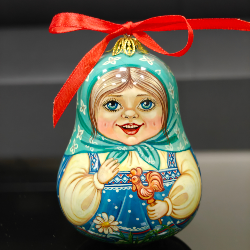 Матрешка "Аленка"( ручная роспись Палех)