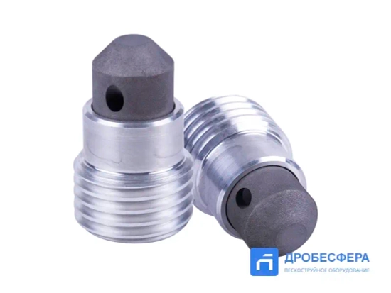 Сопло для пескоструйного аппарата угловое вентури ATC 9,5-2 арт. 10112524