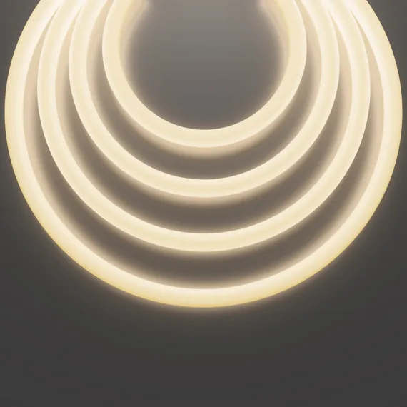 Гибкий неон круглый 360° D25 48В 12,5Вт/м 3000К IP65 20м Led Strip 433001