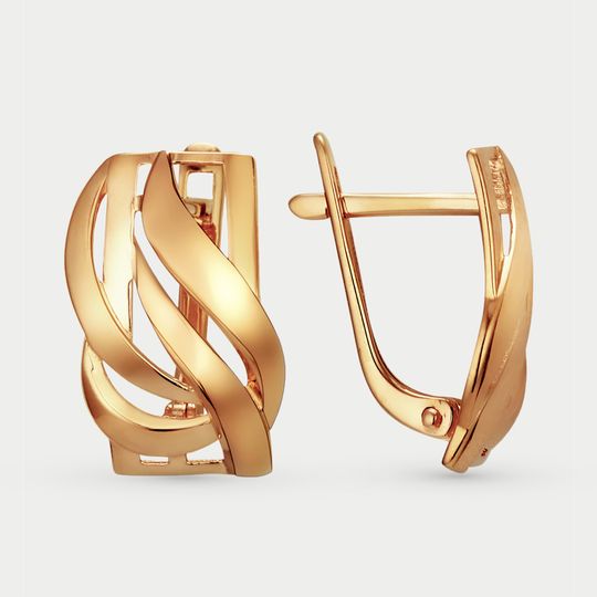 Серьги золотые