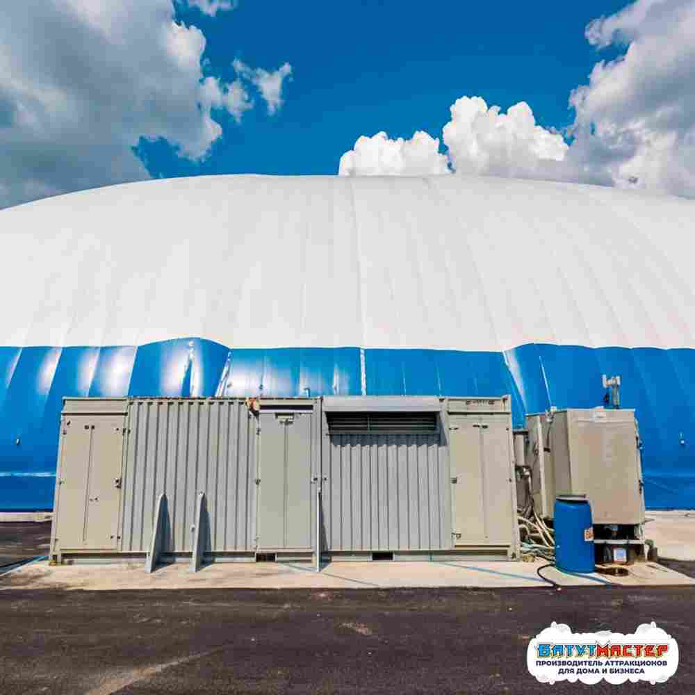 Крытый хоккейный корт воздухоопорный «Полярный Лёд», 71×30×10 м