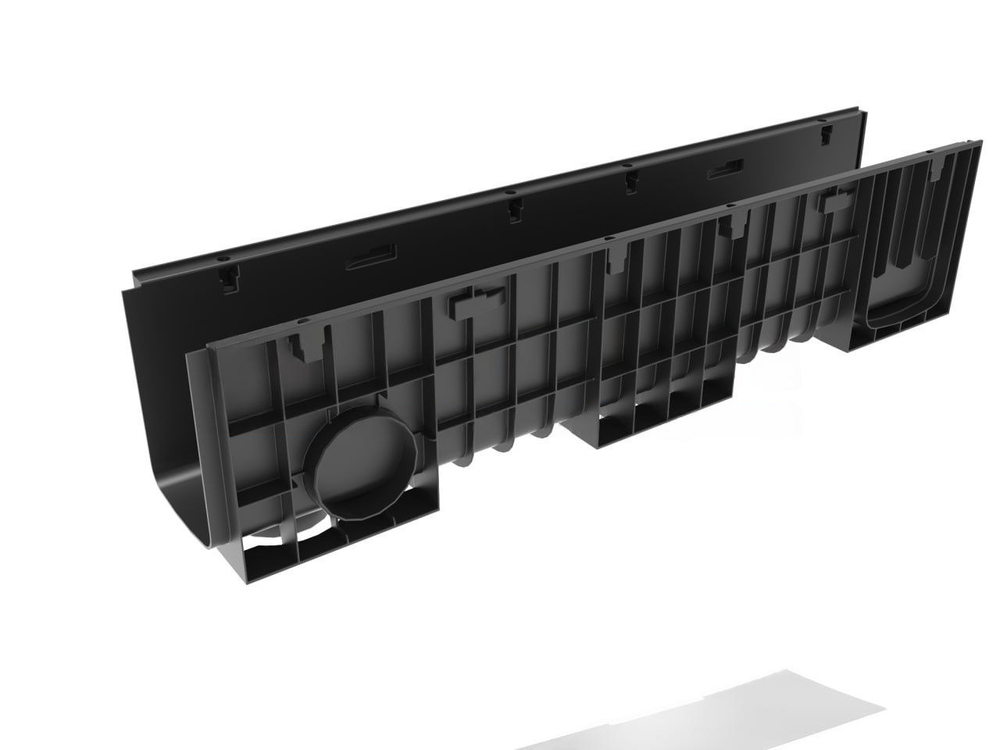 Пластиковый водоотводный лоток Gidrolica Standart ЛВ-15.19,6.23,5 (DN150)