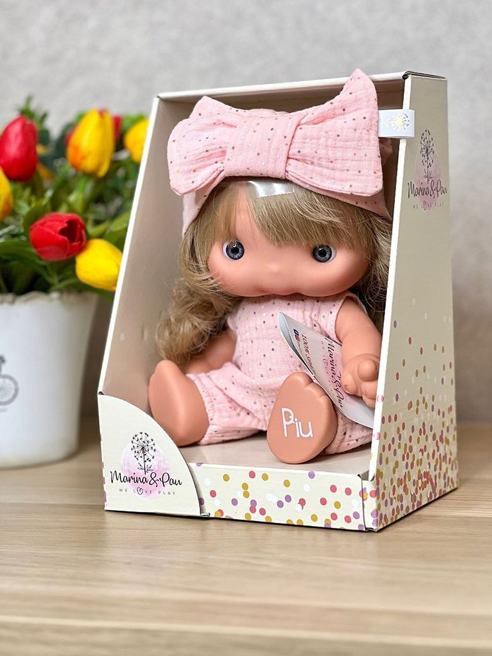 Кукла Пупс Marina and Pau 25 cм Piu (M1412)