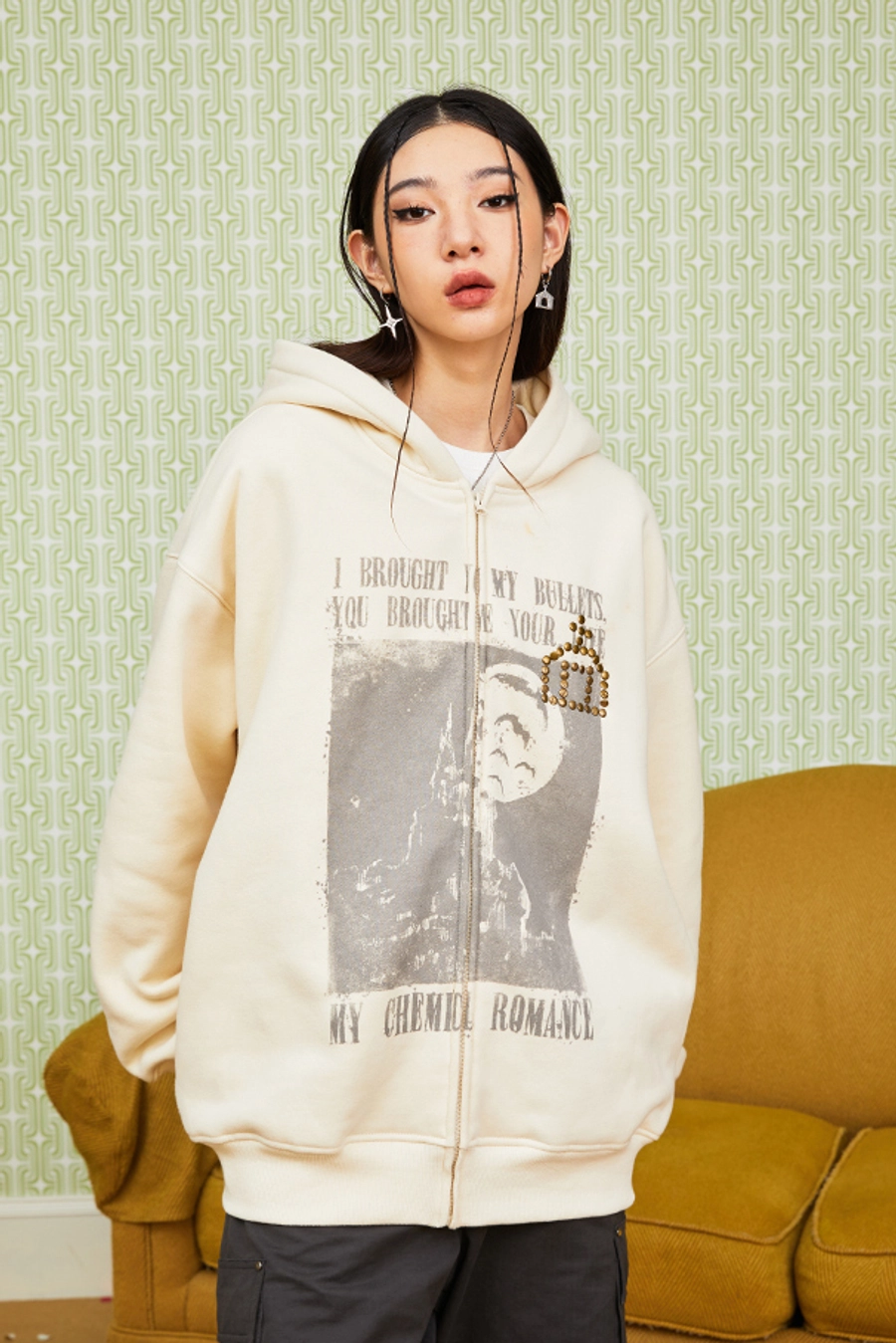 Худи DONSMOKE "Chemical Romance" Oversized Zip-Hoodie