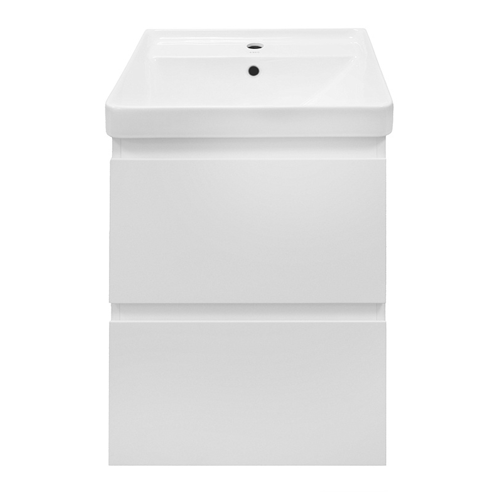 Комплект Тумба Azario Мила 50 подвесная, с раковиной Monte 50, белый (CS00097989)