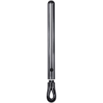 Металлический вибростимулятор Pen Pal - 11,25 см. (Цвет: серый)