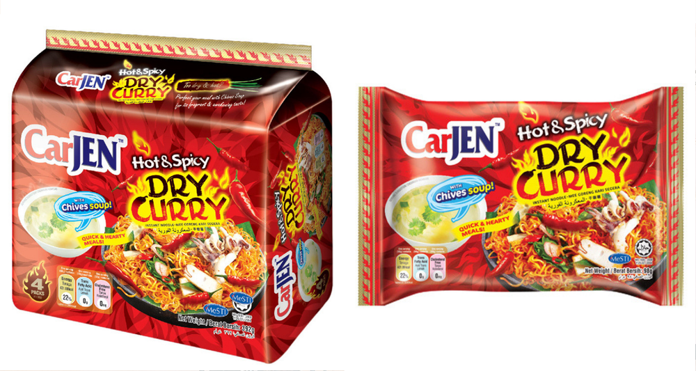 Лапша Ми Горенг Карри CarJEN Dry Curry 98 г