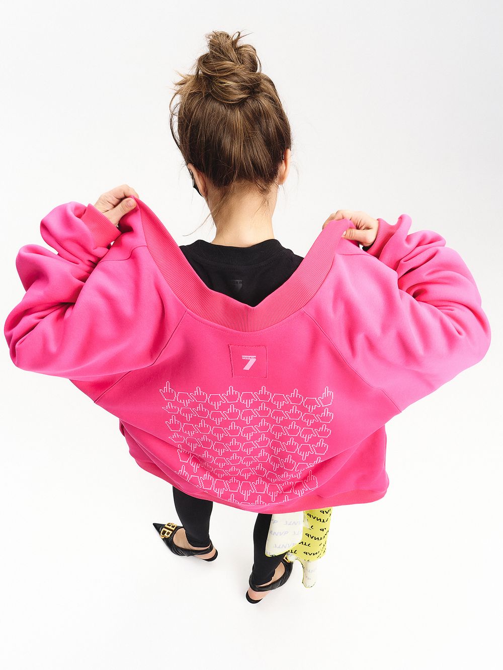 Бомбер оверсайз унисекс «ФАК» Бомбер оверсайз унисекс «ФАК»