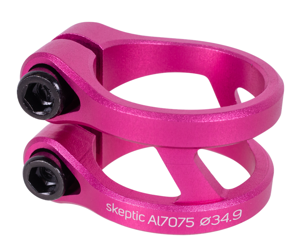 Зажим 2 болта TECH TEAM Skeptic HIC Pink