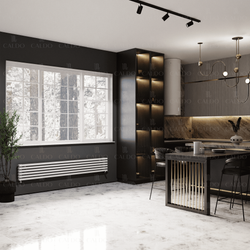 Горизонтальные дизайн-радиаторы Bordo 1750мм с нижним подключением