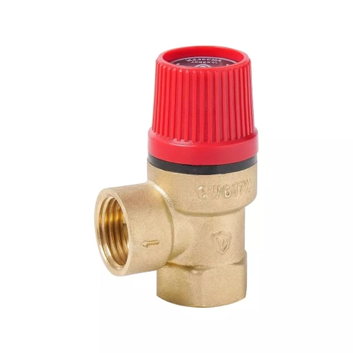 Предохранительный  клапан 1,5BAR 1/2"гх1/2"г красный "ViEiR" VR33FFK-1.5