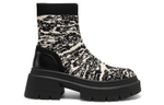 MIO Stretch & Sock Boots Women"s Black/White/Black