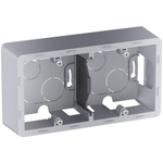 Коробка для накладного монтажа 2 поста алюминий Inspiria Legrand