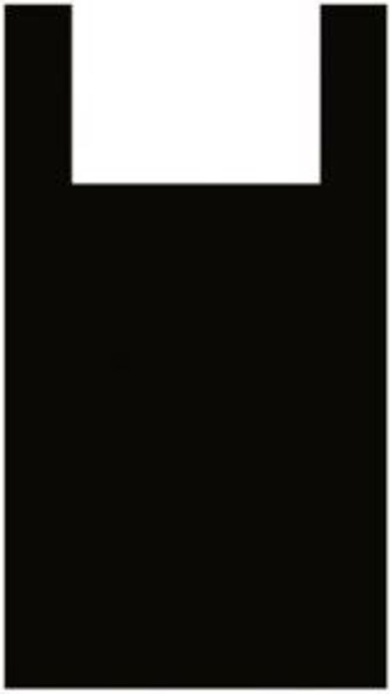 Пакет полиэтиленовый майка 30+16x60 (13) Черная (100 шт.)