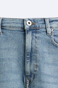 ZARA ДЖИНСЫ SKINNY FIT, ВЫЦВЕТШИЙ СИНИЙ