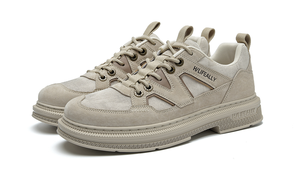 HLA Top Grain Pig Leather Work Boots Men"s