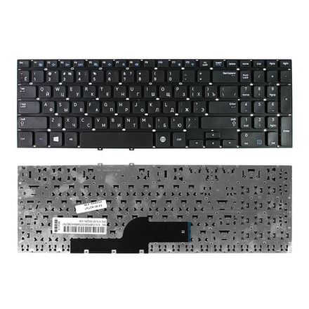 Клавиатура для ноутбука Samsung NP350, NP355, NP550 Series (без рамки)