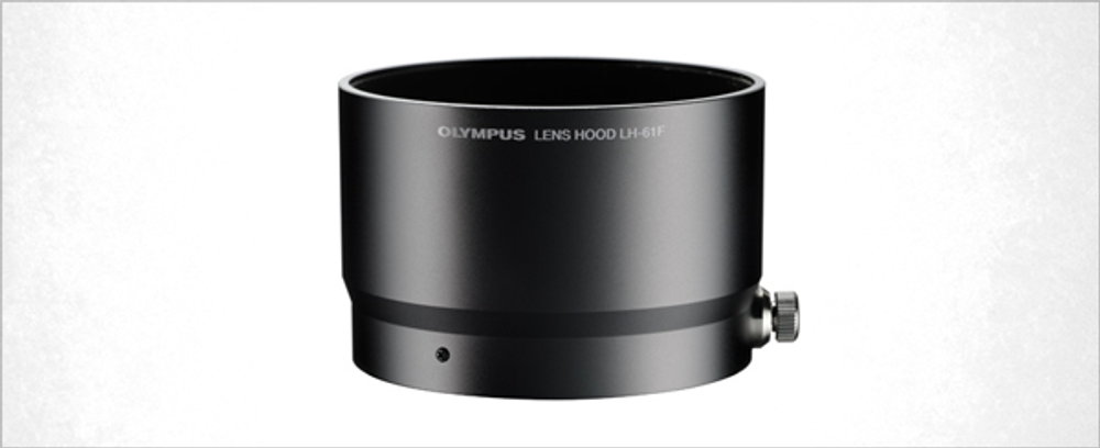 Бленда Olympus LH-61F Black для объектива M.ZUIKO DIGITAL ED 75мм 1,8