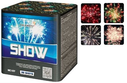 Батарея салютов "Show" MC107 36 залпов * 0.8" (1/12)