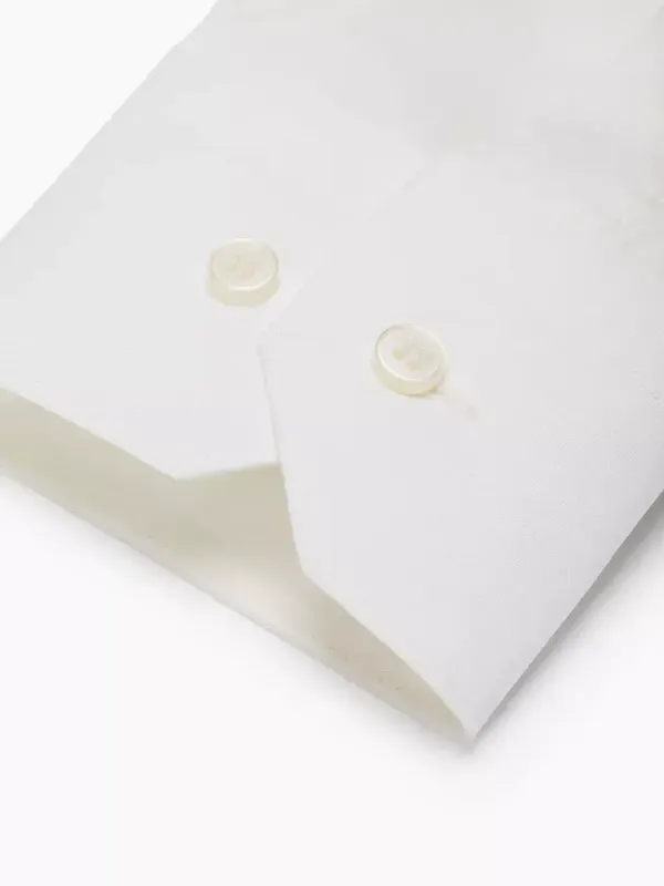 Рубашка приталенная SLIM FIT с длинным рукавом, молочная