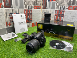 Nikon D3000 kit 18-55mm 3.5-5.6G VR 9.000 кадров
